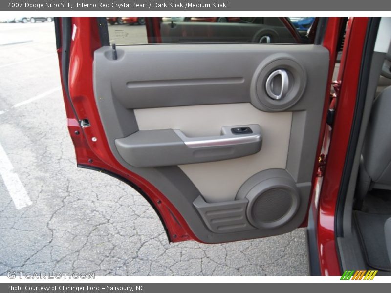 Inferno Red Crystal Pearl / Dark Khaki/Medium Khaki 2007 Dodge Nitro SLT