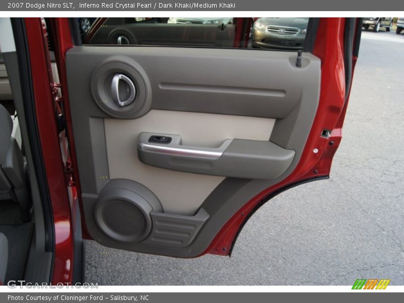 Inferno Red Crystal Pearl / Dark Khaki/Medium Khaki 2007 Dodge Nitro SLT