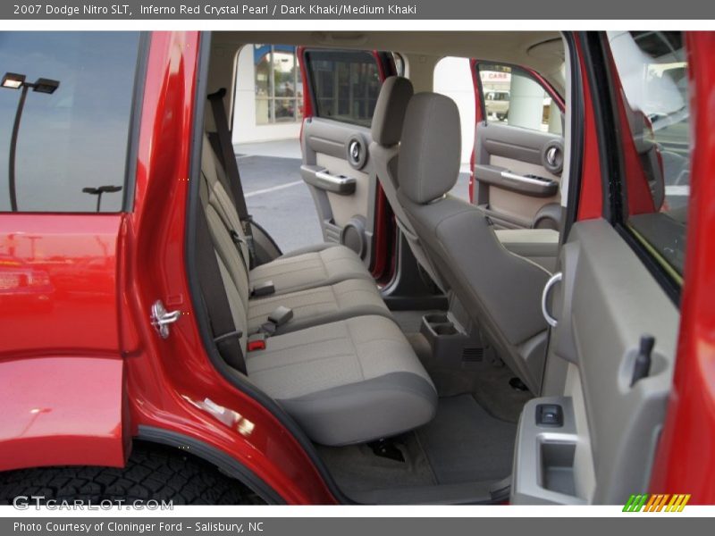 Inferno Red Crystal Pearl / Dark Khaki/Medium Khaki 2007 Dodge Nitro SLT