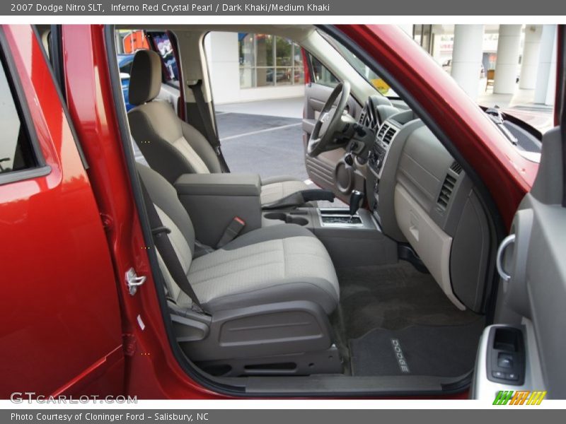 Inferno Red Crystal Pearl / Dark Khaki/Medium Khaki 2007 Dodge Nitro SLT