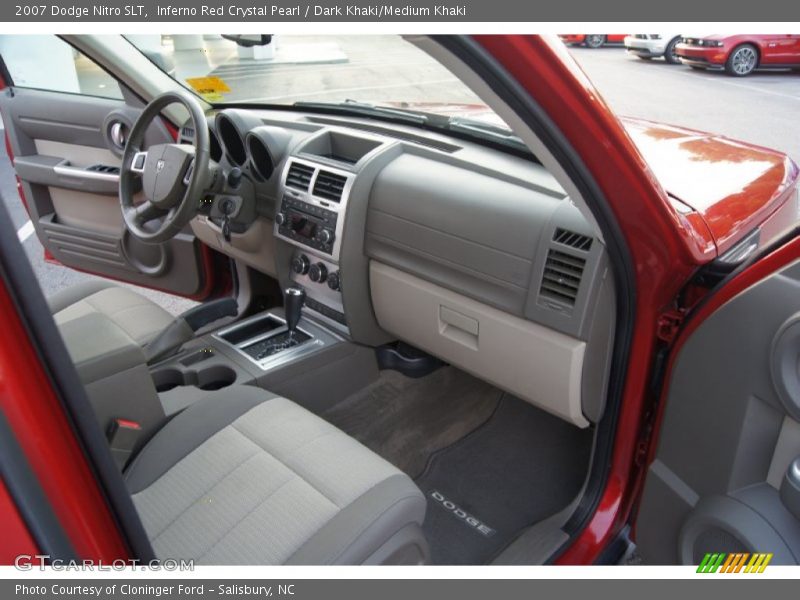 Inferno Red Crystal Pearl / Dark Khaki/Medium Khaki 2007 Dodge Nitro SLT