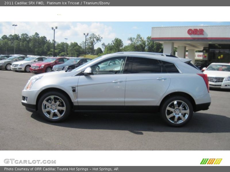 Platinum Ice Tricoat / Titanium/Ebony 2011 Cadillac SRX FWD