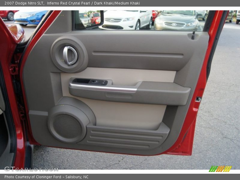 Inferno Red Crystal Pearl / Dark Khaki/Medium Khaki 2007 Dodge Nitro SLT