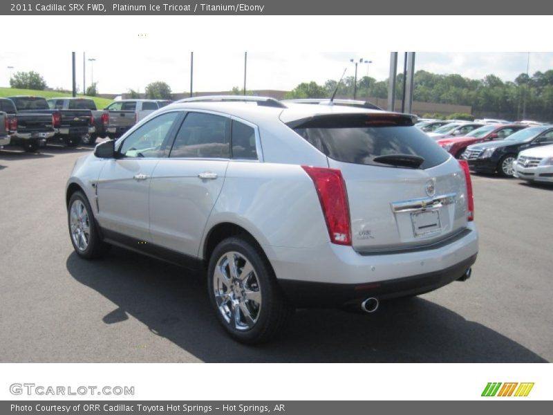 Platinum Ice Tricoat / Titanium/Ebony 2011 Cadillac SRX FWD
