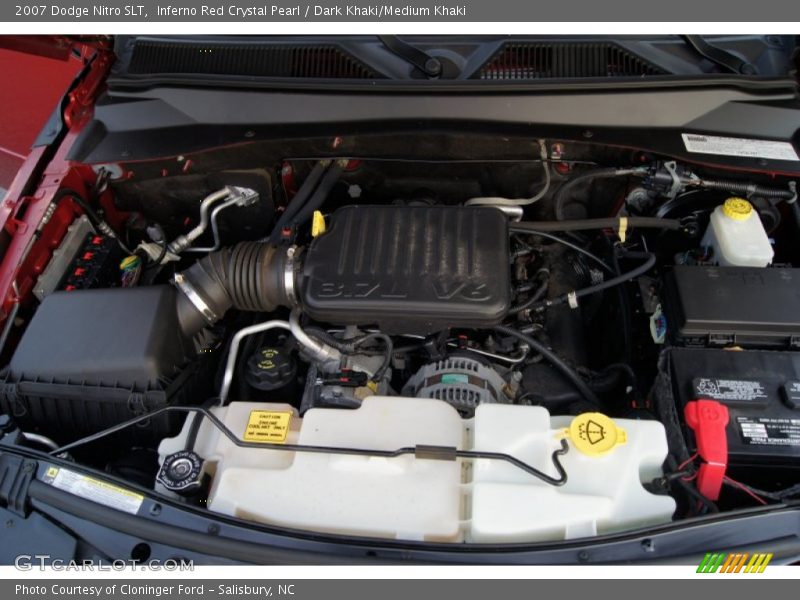 Inferno Red Crystal Pearl / Dark Khaki/Medium Khaki 2007 Dodge Nitro SLT