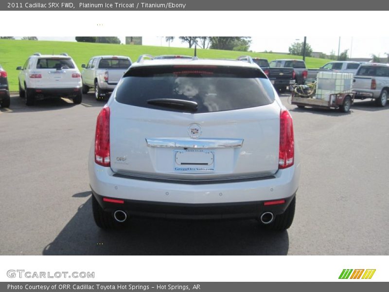 Platinum Ice Tricoat / Titanium/Ebony 2011 Cadillac SRX FWD