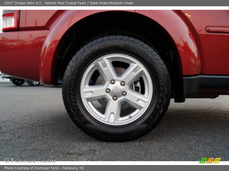 Inferno Red Crystal Pearl / Dark Khaki/Medium Khaki 2007 Dodge Nitro SLT