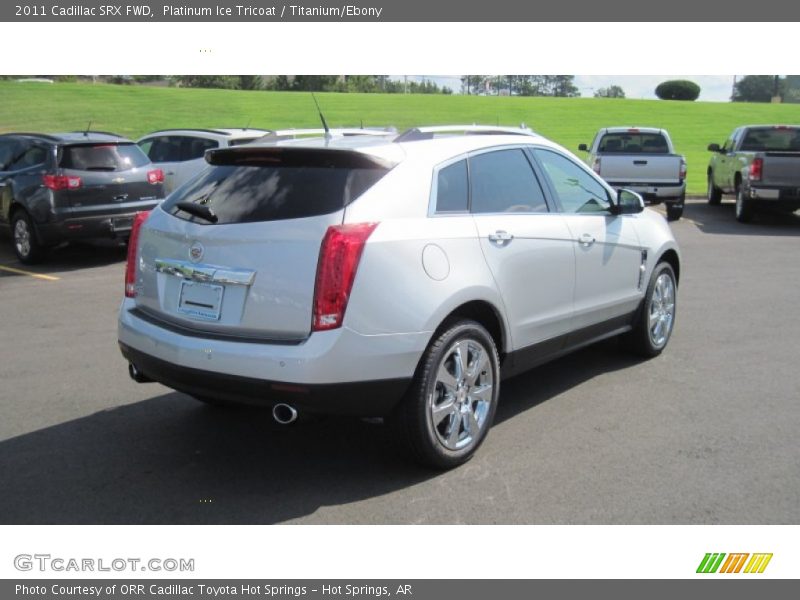 Platinum Ice Tricoat / Titanium/Ebony 2011 Cadillac SRX FWD
