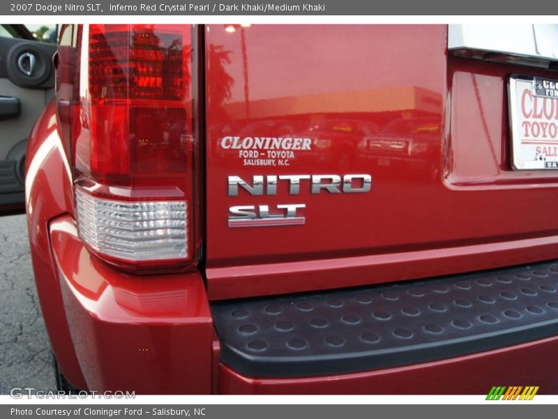 Inferno Red Crystal Pearl / Dark Khaki/Medium Khaki 2007 Dodge Nitro SLT