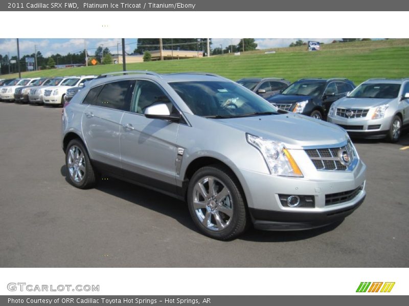 Platinum Ice Tricoat / Titanium/Ebony 2011 Cadillac SRX FWD