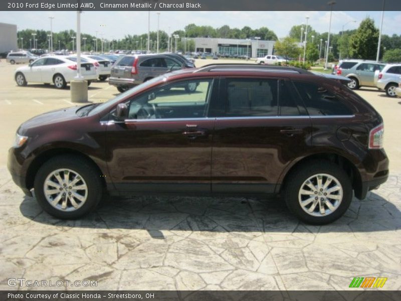 Cinnamon Metallic / Charcoal Black 2010 Ford Edge Limited AWD