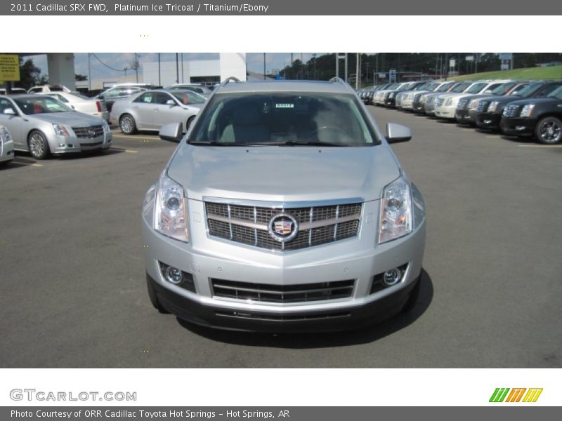Platinum Ice Tricoat / Titanium/Ebony 2011 Cadillac SRX FWD