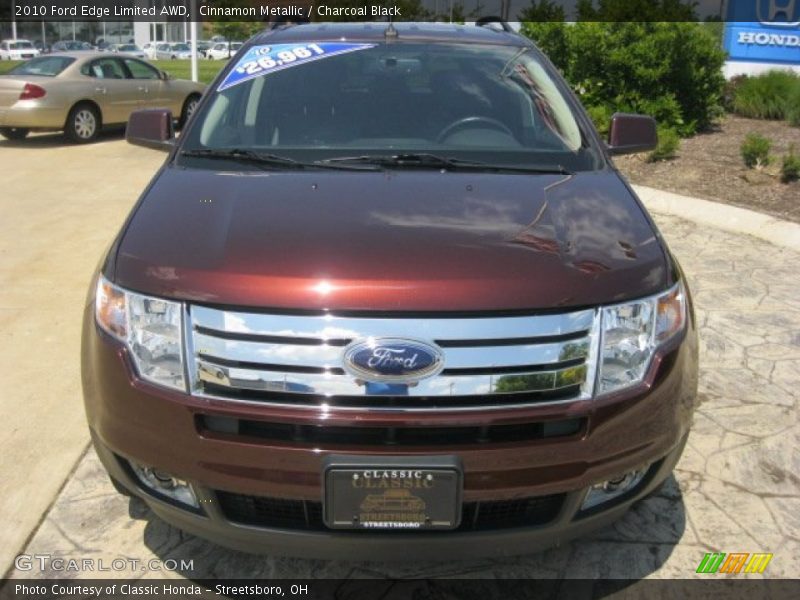 Cinnamon Metallic / Charcoal Black 2010 Ford Edge Limited AWD
