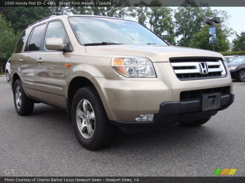 Desert Rock Metallic / Saddle 2006 Honda Pilot EX-L 4WD