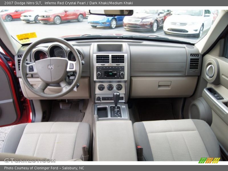 Inferno Red Crystal Pearl / Dark Khaki/Medium Khaki 2007 Dodge Nitro SLT