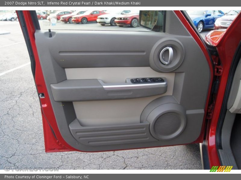 Inferno Red Crystal Pearl / Dark Khaki/Medium Khaki 2007 Dodge Nitro SLT