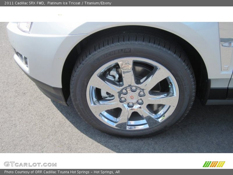 Platinum Ice Tricoat / Titanium/Ebony 2011 Cadillac SRX FWD