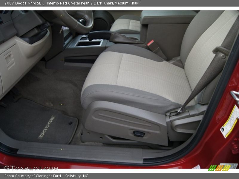 Inferno Red Crystal Pearl / Dark Khaki/Medium Khaki 2007 Dodge Nitro SLT