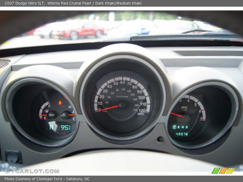 Inferno Red Crystal Pearl / Dark Khaki/Medium Khaki 2007 Dodge Nitro SLT