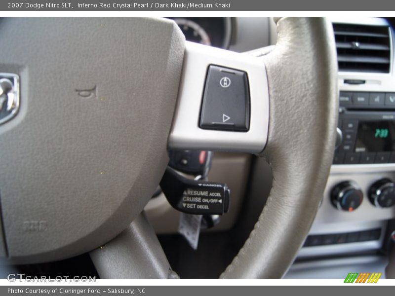 Inferno Red Crystal Pearl / Dark Khaki/Medium Khaki 2007 Dodge Nitro SLT