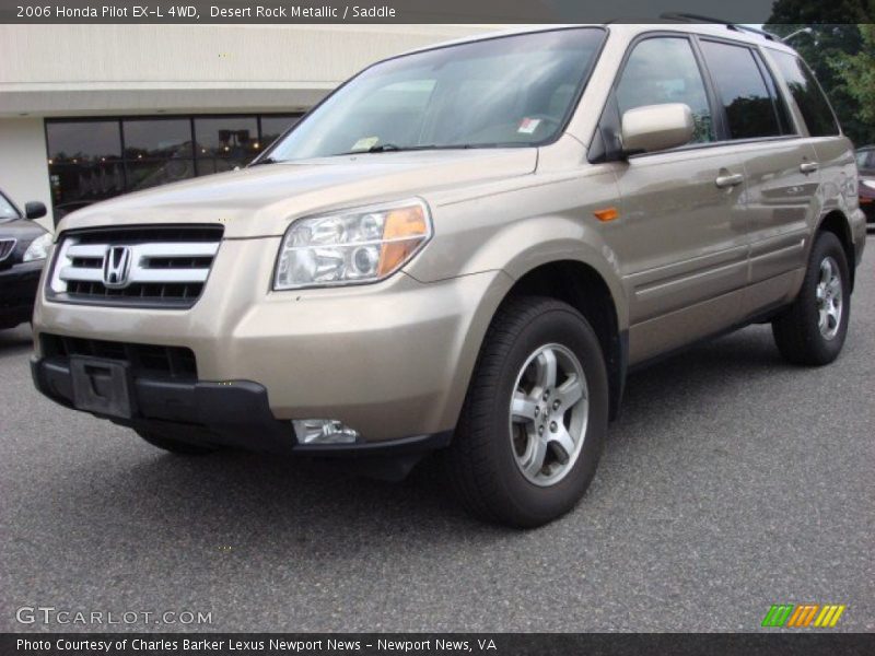 Desert Rock Metallic / Saddle 2006 Honda Pilot EX-L 4WD
