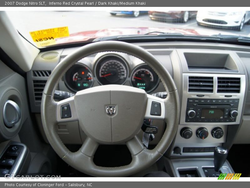 Inferno Red Crystal Pearl / Dark Khaki/Medium Khaki 2007 Dodge Nitro SLT