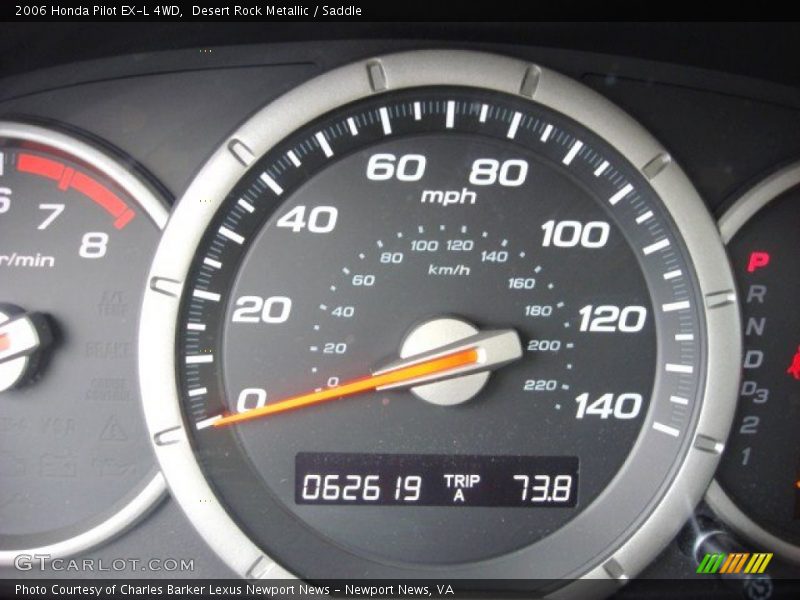 Desert Rock Metallic / Saddle 2006 Honda Pilot EX-L 4WD