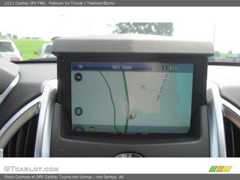 Platinum Ice Tricoat / Titanium/Ebony 2011 Cadillac SRX FWD