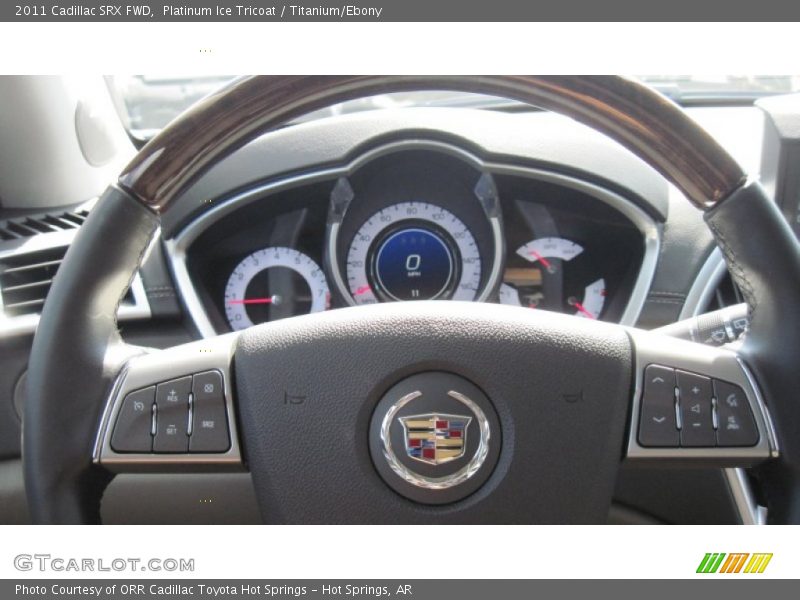 Platinum Ice Tricoat / Titanium/Ebony 2011 Cadillac SRX FWD