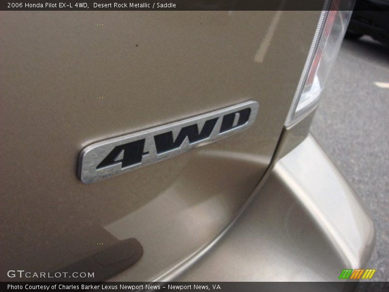 Desert Rock Metallic / Saddle 2006 Honda Pilot EX-L 4WD