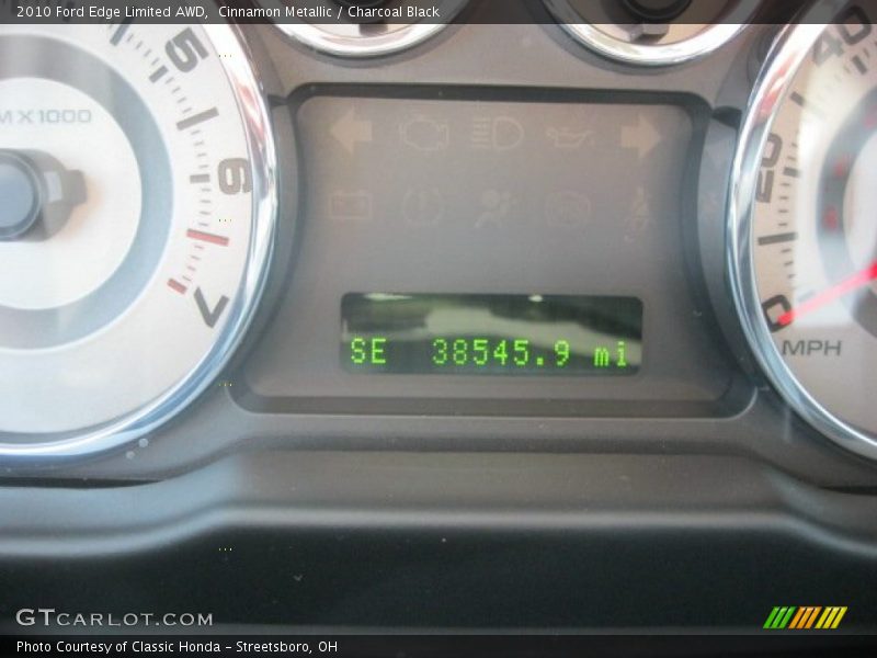 Cinnamon Metallic / Charcoal Black 2010 Ford Edge Limited AWD