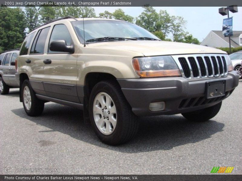 Champagne Pearl / Sandstone 2001 Jeep Grand Cherokee Laredo 4x4