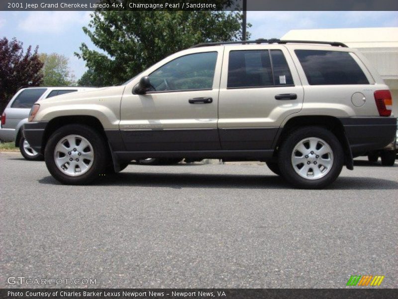 Champagne Pearl / Sandstone 2001 Jeep Grand Cherokee Laredo 4x4