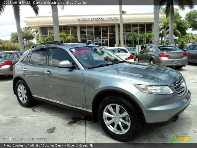 Diamond Graphite Metallic / Graphite 2008 Infiniti FX 35