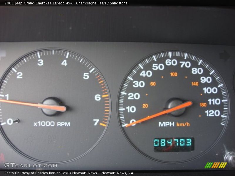 Champagne Pearl / Sandstone 2001 Jeep Grand Cherokee Laredo 4x4