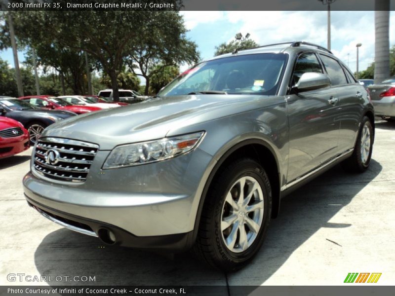 Diamond Graphite Metallic / Graphite 2008 Infiniti FX 35