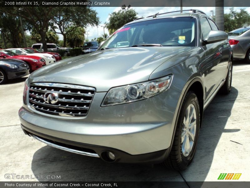 Diamond Graphite Metallic / Graphite 2008 Infiniti FX 35