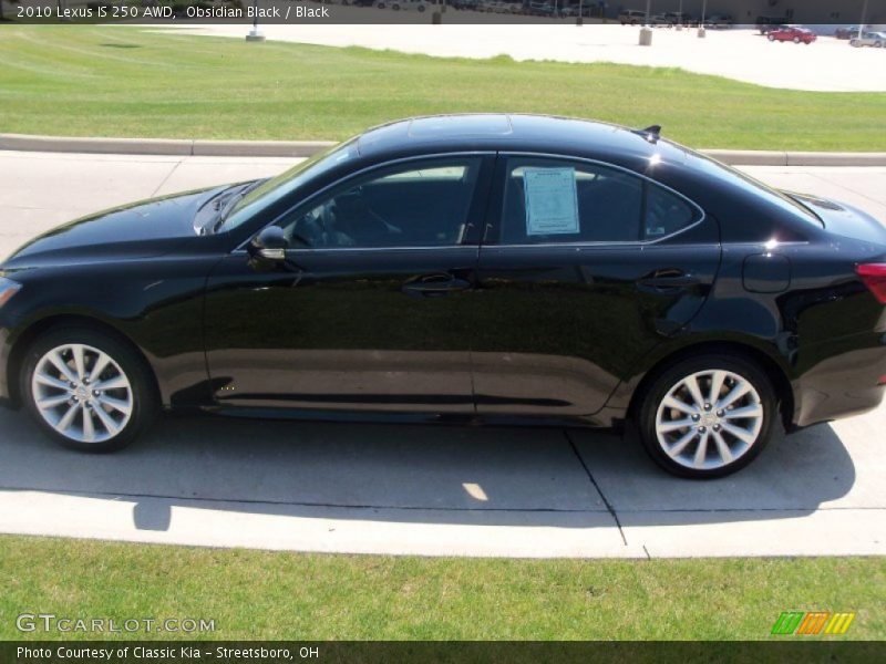 Obsidian Black / Black 2010 Lexus IS 250 AWD