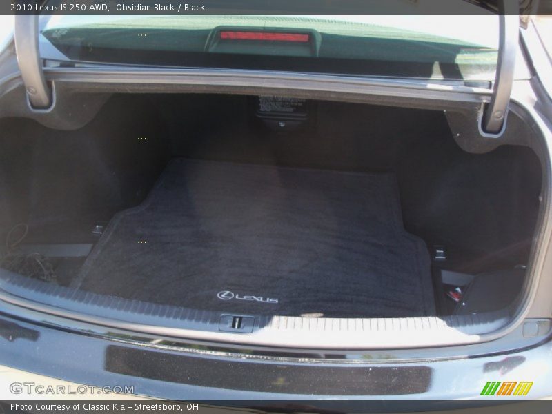 Obsidian Black / Black 2010 Lexus IS 250 AWD