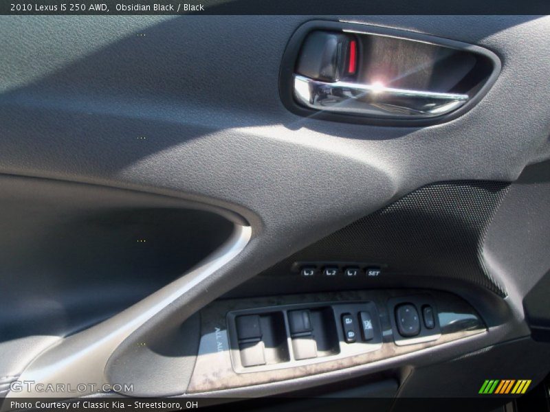 Obsidian Black / Black 2010 Lexus IS 250 AWD