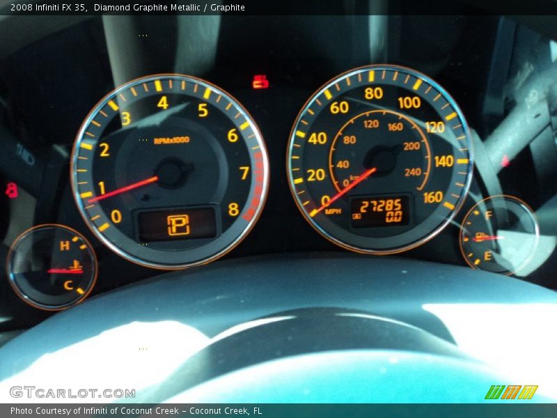 Diamond Graphite Metallic / Graphite 2008 Infiniti FX 35