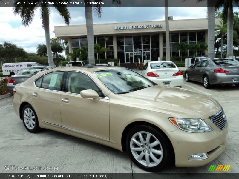 Golden Almond Metallic / Cashmere 2007 Lexus LS 460