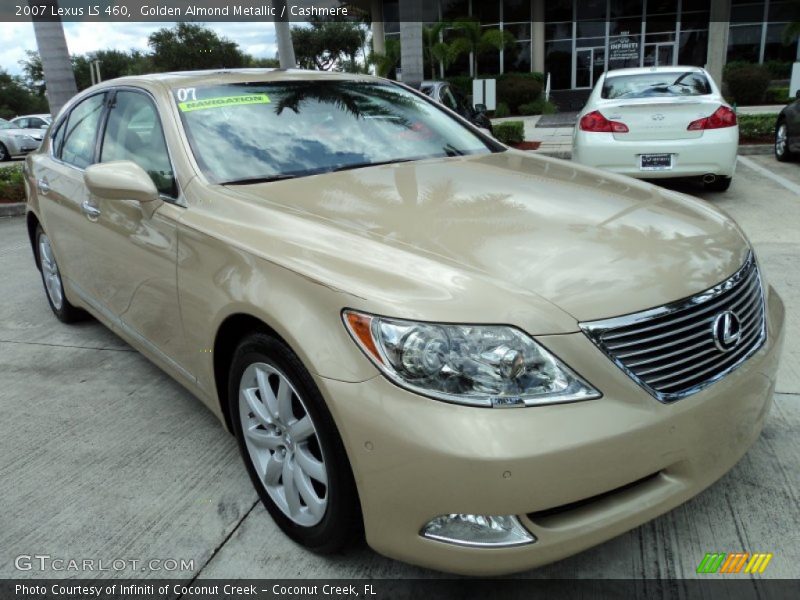Golden Almond Metallic / Cashmere 2007 Lexus LS 460