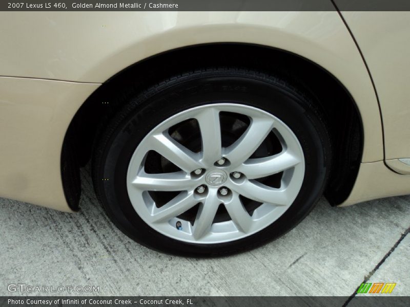 Golden Almond Metallic / Cashmere 2007 Lexus LS 460