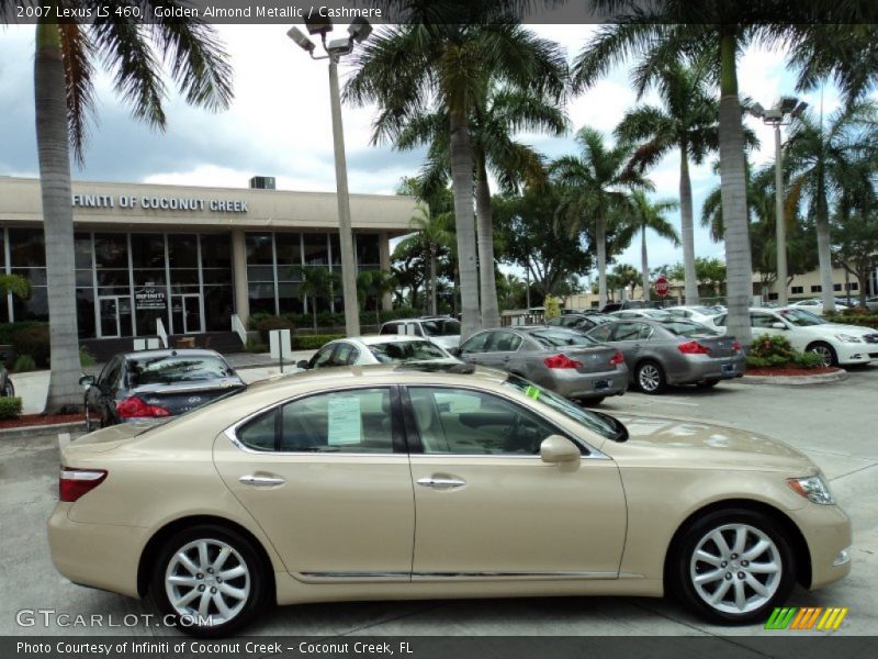 Golden Almond Metallic / Cashmere 2007 Lexus LS 460