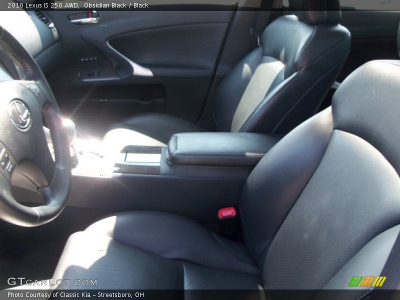 Obsidian Black / Black 2010 Lexus IS 250 AWD