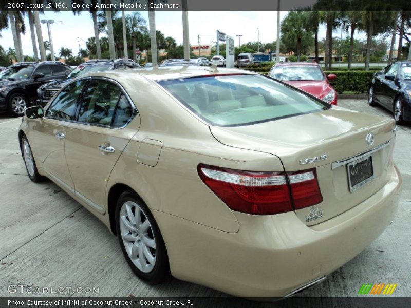 Golden Almond Metallic / Cashmere 2007 Lexus LS 460