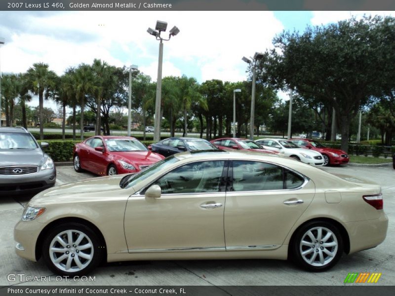 Golden Almond Metallic / Cashmere 2007 Lexus LS 460