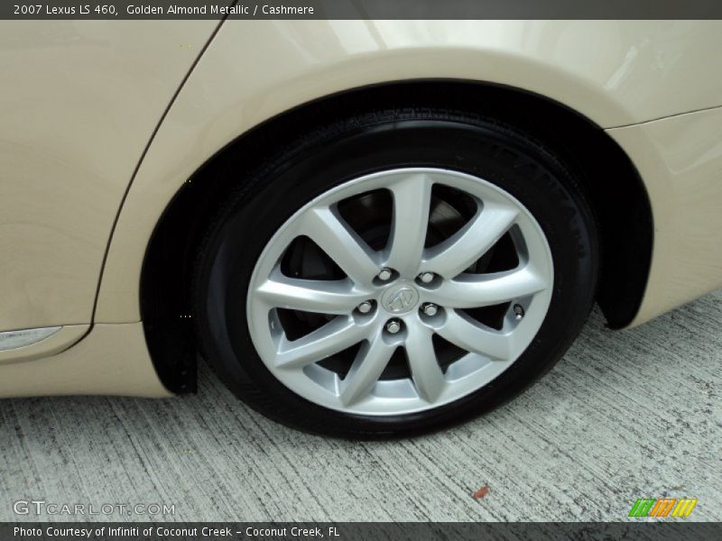 Golden Almond Metallic / Cashmere 2007 Lexus LS 460