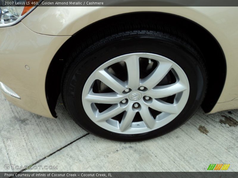 Golden Almond Metallic / Cashmere 2007 Lexus LS 460